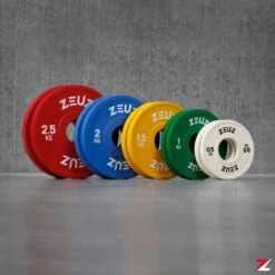 ZEUZ® Halterschijf 2 Stuks 0.5 KG – 1 KG Gewichten Set – Voor 50 Mm Halter – Crossfit & Fitness – Metaal & Rubber -FitForce Outlet Winkel 1200x1200 479