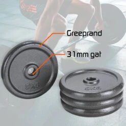 4x5kg Halterschijven Set - 20kg - Gietijzer - 30mm - Gewichten - 5kg - Halterset 8 4x5kg Halterschijven Set - 20kg - Gietijzer - 30mm - Gewichten - 5kg - Halterset -FitForce Outlet Winkel 1200x1200 489