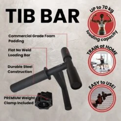 Hybrid Athlete® Tib Bar - Been Trainer - Tibialis Trainer - Tibial Trainer - Schenen Trainer - Knieherstel - Tibialis Bar - Scheenspier - Shin Splints - Scheenbeen Pijn Herstel - Plantar Fasciitis - Voettrainer - Knees Over Toes Guy - Benen Fitness -FitForce Outlet Winkel 1200x1200 506