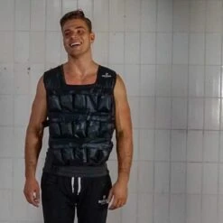 Matchu Sports - Verstelbaar Gewichtsvest - Gewichtsvest 20kg - Weight Vest - Hardlopen - Cardio - Zwart -FitForce Outlet Winkel 1200x1200 530