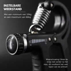 U-Fit One 7 Delige Handtrainer Set - Verstelbare Handgrip - Handknijper - Knijphalter - Stressbal - Vingertrainer - Onderarm Trainer -FitForce Outlet Winkel 1200x1200 575