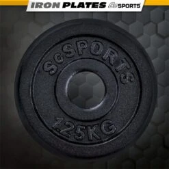 ScSPORTS® Halterschijven Set 5 Kg - Gietijzer - 30 Mm - 4x1,25 Kg - Gewichten -FitForce Outlet Winkel 1200x1200 58