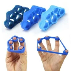 Vingerstretcher Siliconen | Vingergripper | Vinger Training | Handtrainer - Handgripper | Yoga Stretcher | Finger Exercises | Vinger Oefening - Blauw (4KG - 8.8LB) -FitForce Outlet Winkel 1200x1200 598