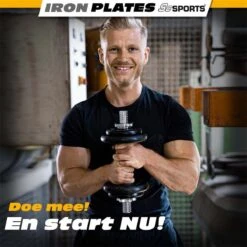 ScSPORTS® Halterschijven Set 5 Kg - Gietijzer - 30 Mm - 4x1,25 Kg - Gewichten -FitForce Outlet Winkel 1200x1200 60