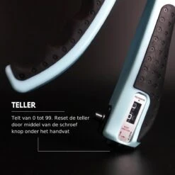 U-Fit One Teller Handtrainer 10 Tot 60kg - Verstelbare Handgrip - Handknijper - Vingertrainer - Onderarm Grip Trainer - Lichtblauw -FitForce Outlet Winkel 1200x1200 634