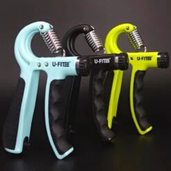 U-Fit One Teller Handtrainer 10 Tot 60kg - Verstelbare Handgrip - Handknijper - Vingertrainer - Onderarm Grip Trainer - Lichtblauw -FitForce Outlet Winkel 1200x1200 636