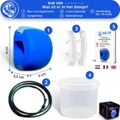 Blue Lion Kaaktrainer - Kaaklijn Trainer - Kaak Trainer Met Opbergdoos En Ketting - 2 Extra Bijtstrips - Jawline Trainer -FitForce Outlet Winkel 1200x1200 654