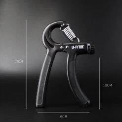U-Fit One Handtrainer 10 Tot 60kg - Verstelbare Handgrip - Handknijper - Vingertrainer - Onderarm Grip Trainer - Zwart - Inclusief Ebook -FitForce Outlet Winkel 1200x1200 664