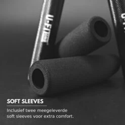 U-Fit One Metal Handtrainer 90kg Met 2 Soft Touch Sleeves - Grip Trainer - Handknijper - Knijphalter - Armtrainer - Hand Knijper - Handgripper - Heavy Gripper - Onderarm - Buigveer -FitForce Outlet Winkel 1200x1200 714