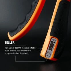 U-Fit One Teller Handtrainer 10 Tot 60kg - Verstelbare Handgrip - Handknijper - Vingertrainer - Onderarm Grip Trainer - Oranje - Incl Instructies -FitForce Outlet Winkel 1200x1200 741
