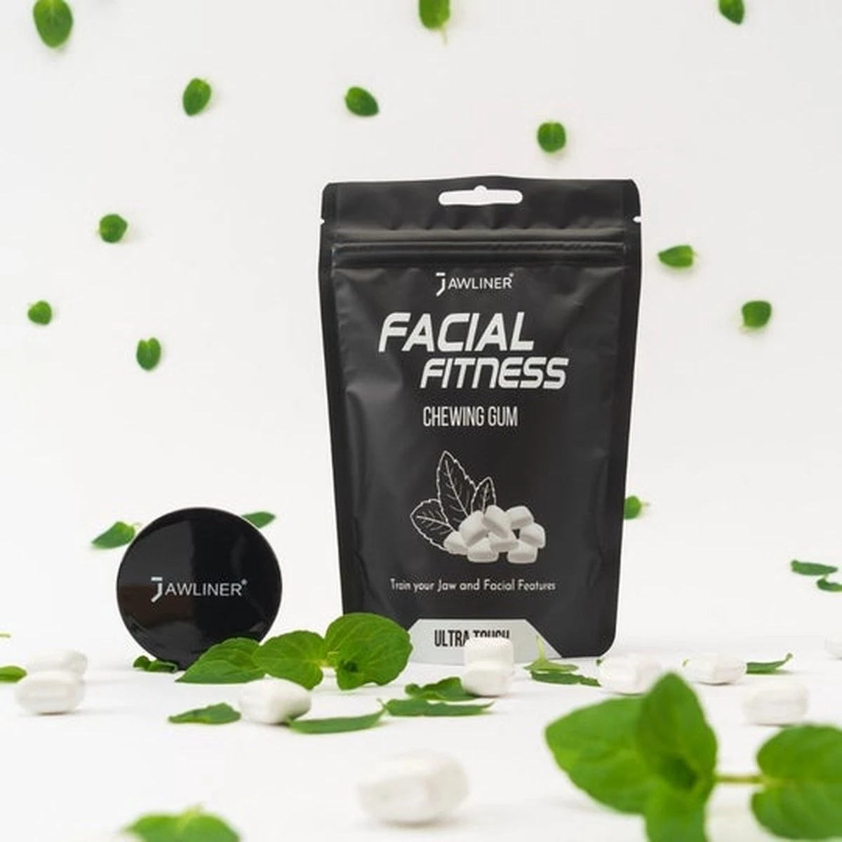 Jawliner Fitness Kauwgom Mint - Kaak Trainer Voor Kaakspier Oefeningen - Strakke Kaaklijn 1 Jawliner Fitness Kauwgom Mint - Kaak Trainer Voor Kaakspier Oefeningen - Strakke Kaaklijn