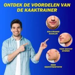 Cozy World - Kaaktrainer - Jawline - Kaaklijn - Onderkin Trainer - Gezichtspier - Anti Aging - Gezichtsdoorbloeding -FitForce Outlet Winkel 1200x1200 799