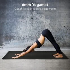 LifeGoods Yogamat - 61x183x0,6cm - Draagriem - Extra Dik - Zwart/Grijs 17 LifeGoods Yogamat - 61x183x0,6cm - Draagriem - Extra Dik - Zwart/Grijs -FitForce Outlet Winkel 1200x1200 816