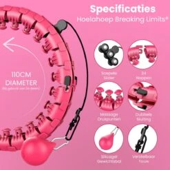 Breaking Limits Fitness Hoelahoep Met Gewicht – Sport Hoepel Voor Volwassenen En Kinderen – Hula Hoop/ Weight Hoop – HoolaHoop -FitForce Outlet Winkel 1200x1200 828