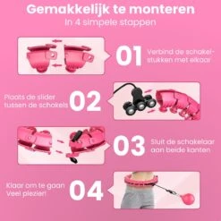 Breaking Limits Fitness Hoelahoep Met Gewicht – Sport Hoepel Voor Volwassenen En Kinderen – Hula Hoop/ Weight Hoop – HoolaHoop -FitForce Outlet Winkel 1200x1200 829