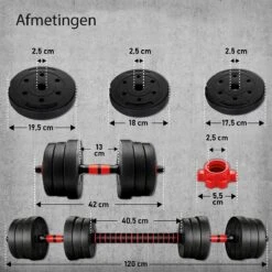 Sens Design Halterset Dumbell Set Gewichten Set Zwart - 20 Kg 9 Sens Design Halterset Dumbell Set Gewichten Set Zwart - 20 Kg -FitForce Outlet Winkel 1200x1200 83