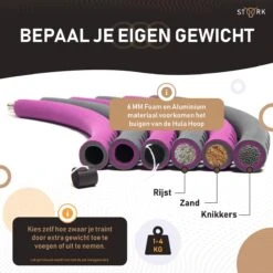 Fitness Hoelahoep - Cadeau - Sport Hoepel - Hoelahoep Volwassenen - Waist Trainer - Gym - Thuis - 1-4 KG/94 Cm+ Gratis Hoepeltas -FitForce Outlet Winkel 1200x1200 851