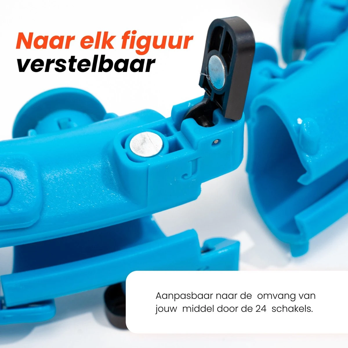 EdelSport - Hoelahoep - Fitness Hoelahoep - Hula Hoop - Hoelahoep Met Gewicht - Massage - Blauw 3 EdelSport - Hoelahoep - Fitness Hoelahoep - Hula Hoop - Hoelahoep Met Gewicht - Massage - Blauw - Afbeelding 3