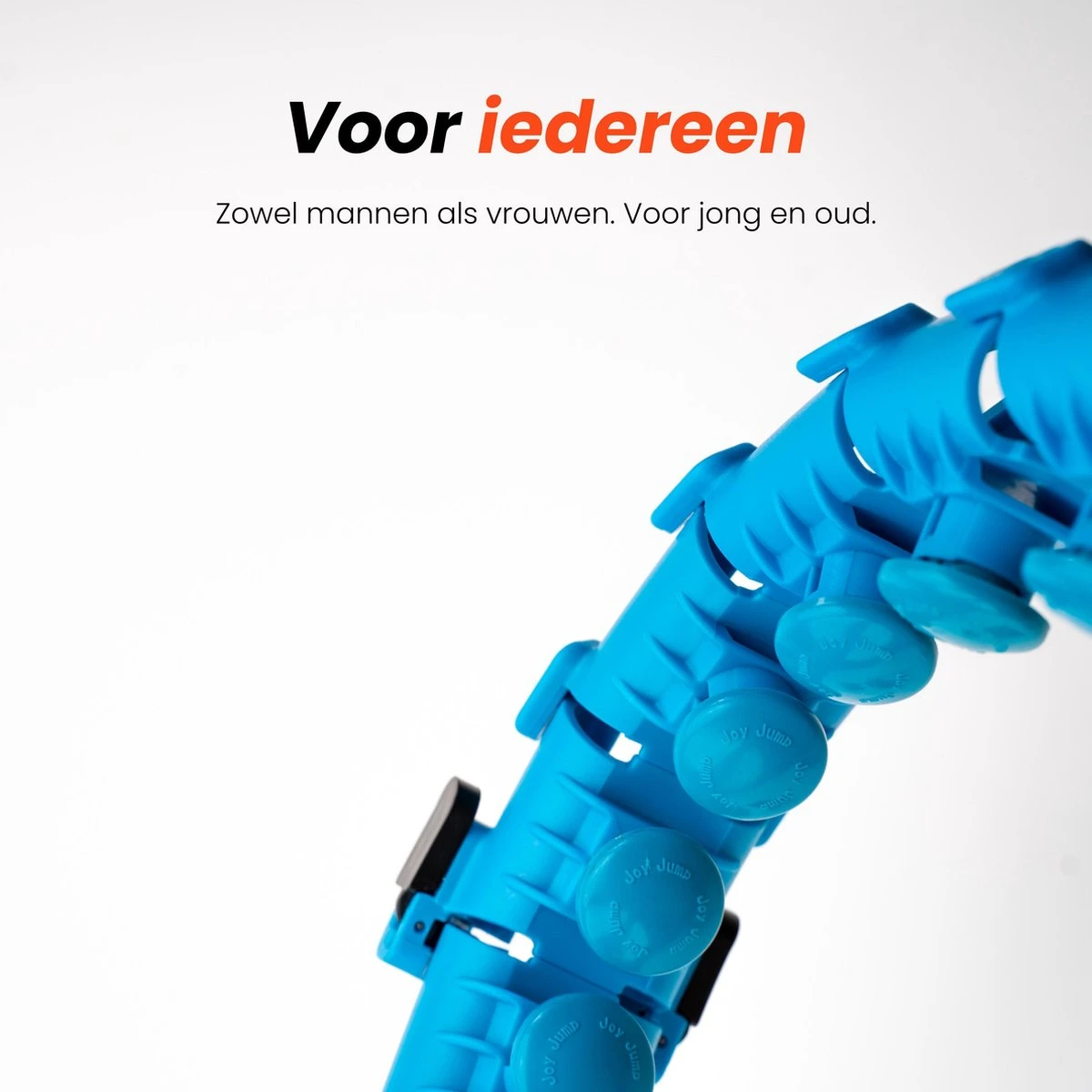 EdelSport - Hoelahoep - Fitness Hoelahoep - Hula Hoop - Hoelahoep Met Gewicht - Massage - Blauw 5 EdelSport - Hoelahoep - Fitness Hoelahoep - Hula Hoop - Hoelahoep Met Gewicht - Massage - Blauw - Afbeelding 5