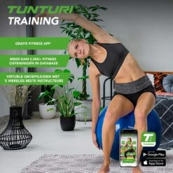 Tunturi Fitnessbal - Gymball - Swiss Ball - 75 Cm - Anti Burst - Inclusief Pomp - Zwart - Incl. Gratis Fitness App 13 Tunturi Fitnessbal - Gymball - Swiss Ball - 75 Cm - Anti Burst - Inclusief Pomp - Zwart - Incl. Gratis Fitness App -FitForce Outlet Winkel 1200x1200 904