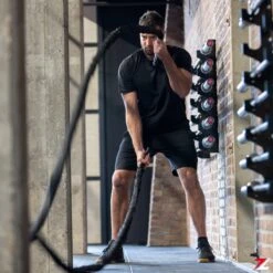 ZEUZ® Premium 9 Meter Battle Rope Inclusief Nylon Sleeve & Bevestigingsmateriaal – Training Touw – Fitness & Crossfit – Thuis Trainen -FitForce Outlet Winkel 1200x1200 912