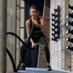 ZEUZ® Premium 9 Meter Battle Rope Inclusief Nylon Sleeve & Bevestigingsmateriaal – Training Touw – Fitness & Crossfit – Thuis Trainen -FitForce Outlet Winkel 1200x1200 916