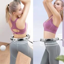 Niftyneeds Hula- Verstelbare Fitness Hoelahoep Met Gewicht En Digitaal Scherm - Hula Hoop Fitness -Hoelahoep Voor Volwassenen En Kinderen - Roze - Digitale Teller -FitForce Outlet Winkel 1200x1200 939