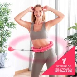 Duerté - HoelaHoep Met Gewicht - Hoela Fitness Kinderen En Volwassenen - Weight Hoop 1.5 KG - Hula Hoop -FitForce Outlet Winkel 1200x1200 997