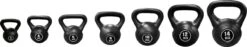 Merkloos Kettlebell - Fitness - Kettlebells - Gewichten - 10kg - Zwart -FitForce Outlet Winkel 1200x230