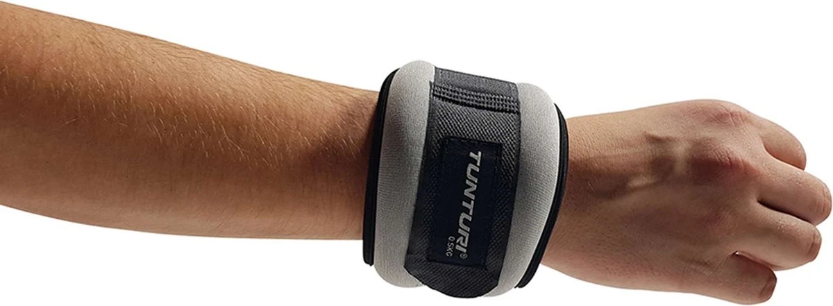 Tunturi Variabel Enkelgewichten En Polsgewichten - 2x 0,5 Kg - Grijs 10 Tunturi Variabel Enkelgewichten En Polsgewichten - 2x 0,5 Kg - Grijs - Afbeelding 10