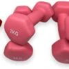 Dumbell Set 1, 2 En 3 Kg - Fitness - Gewicht - Set - 1 + 2 + 3 Kg - 2x1kg 2x2kg 2x3kg - Gewichtjes 1 Kg