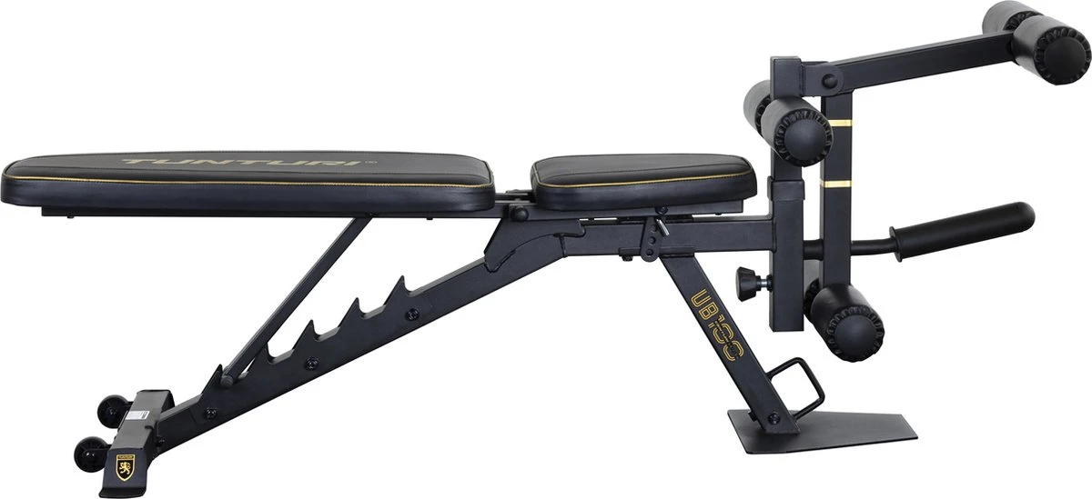 Tunturi Centuri UB100 Halterbank Verstelbaar - Fitnessbank Belastbaar Tot 200kg - Trainingsbank, Buikspierbank & Leg Extension In één 7 Tunturi Centuri UB100 Halterbank Verstelbaar - Fitnessbank Belastbaar Tot 200kg - Trainingsbank, Buikspierbank & Leg Extension In één - Afbeelding 7
