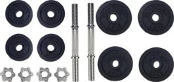 Tunturi Gewichten Gietijzer Totaal 20kg - Halterset Met Schroefsluiting - Dumbbell Set - 2 Halterstangen - 30mm - Incl. Gratis Fitness App 19 Tunturi Gewichten Gietijzer Totaal 20kg - Halterset Met Schroefsluiting - Dumbbell Set - 2 Halterstangen - 30mm - Incl. Gratis Fitness App -FitForce Outlet Winkel 1200x565