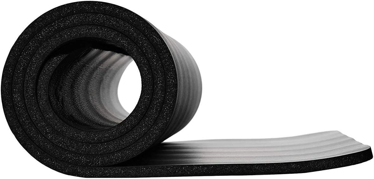 Fitnessmat Inclusief Draagtas En Extra Draagriem - 183 Cm X 61 Cm X 1.5 Cm - Zwart 5 Fitnessmat Inclusief Draagtas En Extra Draagriem - 183 Cm X 61 Cm X 1.5 Cm - Zwart - Afbeelding 5