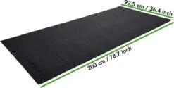 Tunturi Hardloopband Mat - Vloerbeschermmat - 200 X 95 X 0,5 Cm - Zwart -FitForce Outlet Winkel 1200x606 1