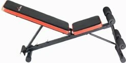Fitness Trainer - Pull Up Toren - Dip Station – Push Up Bar - Dip Rack Halterbank Inc. 50 Kg GEWICHTEN + Sportbank Fitnessbank + Halterschijven + 3 Halterstangen - Multifunctioneel - Volledig Instelbaar - Opklapbaar -FitForce Outlet Winkel 1200x609