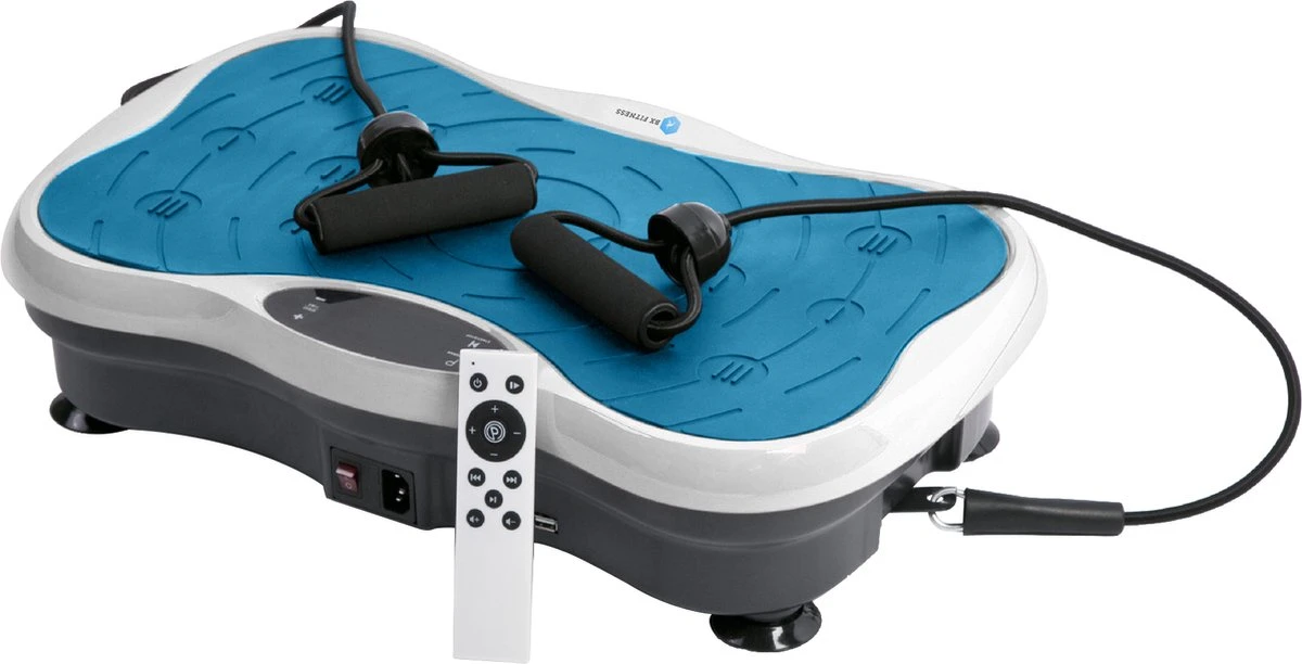 BX Fitness® - Trilplaat Fitness Body Blauw - Incl Weerstandsbanden & Voedingsgids - Sport Trilplaat - Powerplate Voor Cardiotrainingen - Trainingsapparatuur Voor Krachttraining - Ontvang NU Met Duidelijke Handleiding Met Oefeningen + Recepten! 11 BX Fitness® - Trilplaat Fitness Body Blauw - Incl Weerstandsbanden & Voedingsgids - Sport Trilplaat - Powerplate Voor Cardiotrainingen - Trainingsapparatuur Voor Krachttraining - Ontvang NU Met Duidelijke Handleiding Met Oefeningen + Recepten! - Afbeelding 11