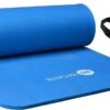 RS Sports Fitnessmat / Trainingsmat NBR - Blauw- 180 X 60 X 1,5 Cm - Met Draagkoord