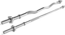 ScSPORTS® Halterset 121 Kg - Gietijzer - Complete Set Incl. Verschillende Halterstangen En Halterschijven - 30 Mm - Gewichten -FitForce Outlet Winkel 1200x659