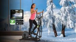 Tunturi Star Fit C100 HR I+ Crosstrainer - Bluetooth - Ergometer - 16 Weerstanden - Verstelbaar -FitForce Outlet Winkel 1200x666 2