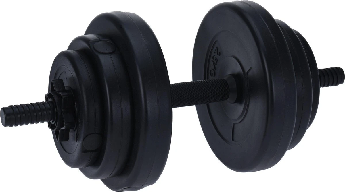 XQ Maxx Verstelbare Dumbell - Gewicht Tot Maximaal 10 Kg - Zwart 2 XQ Maxx Verstelbare Dumbell - Gewicht Tot Maximaal 10 Kg - Zwart - Afbeelding 2