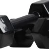 Active Panther Dumbbell Set 2 X 7 KG - 14 Kg Totaal - Vinyl - Zwart