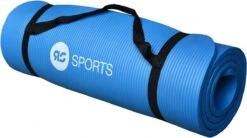 RS Sports Fitnessmat / Trainingsmat NBR - Blauw- 180 X 60 X 1,5 Cm - Met Draagkoord -FitForce Outlet Winkel 1200x672 2