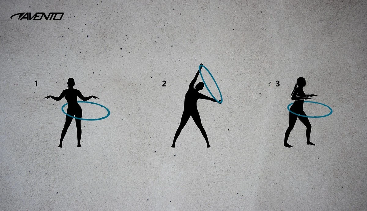 Avento Fitness Hoelahoop - 1.5 Kg - Blauw/Grijs 6 Avento Fitness Hoelahoop - 1.5 Kg - Blauw/Grijs - Afbeelding 6