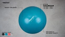 Avento Fitness/Gymbal - Ø 75 Cm - Zwart 14 Avento Fitness/Gymbal - Ø 75 Cm - Zwart -FitForce Outlet Winkel 1200x690 17