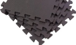 Sens Design Fitness Mat - 18 Stuks Fitness Tegels - 30x30x1 Cm - Zwart -FitForce Outlet Winkel 1200x711