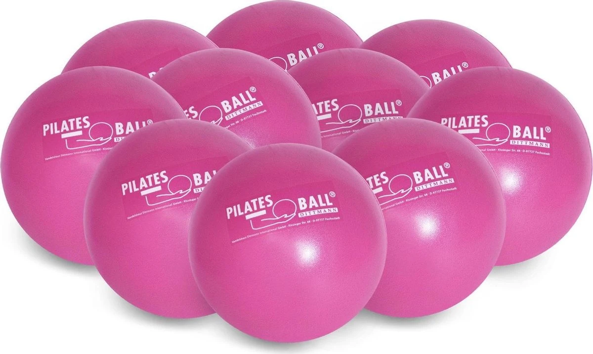 Pilates Bal - Roze | Dittmann | 22 Cm | Gymnastiekbal | Yoga | Fitness 2 Pilates Bal - Roze | Dittmann | 22 Cm | Gymnastiekbal | Yoga | Fitness - Afbeelding 2