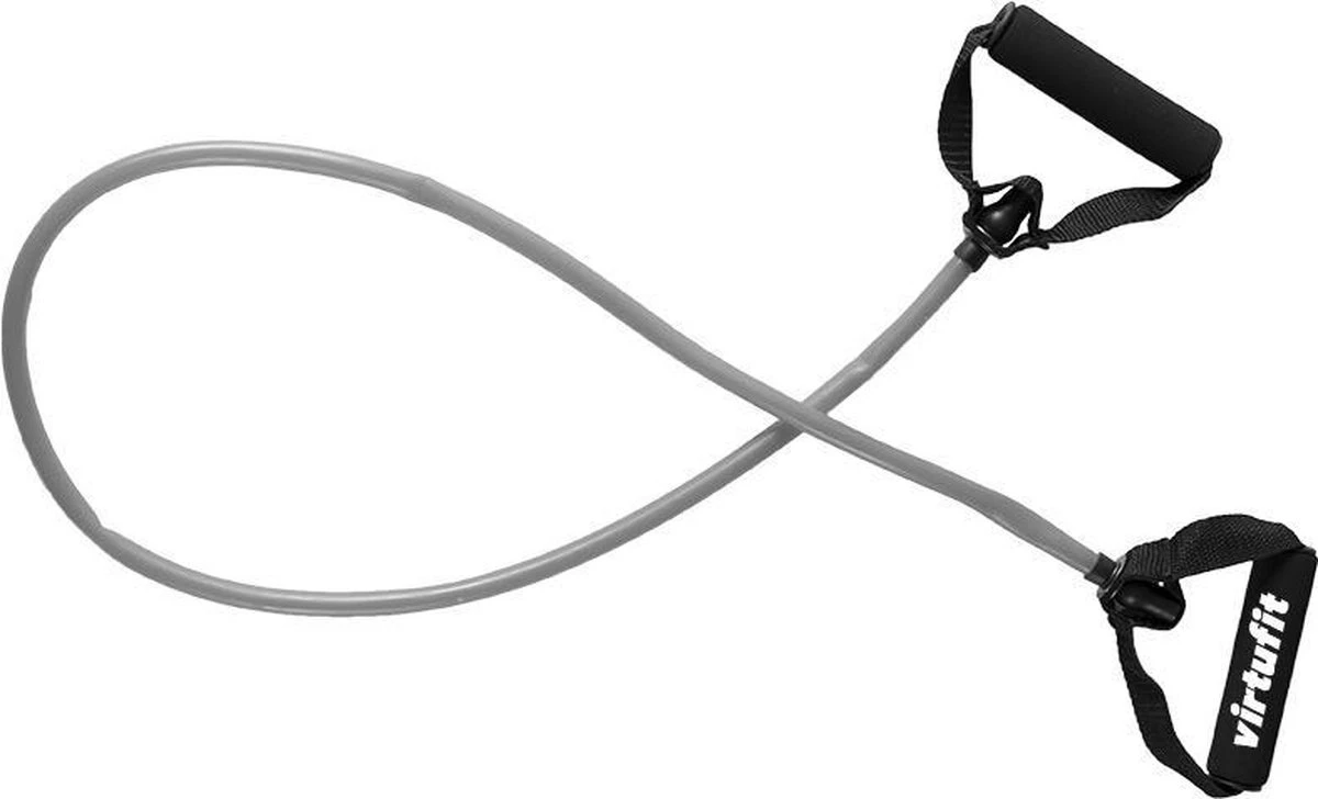 VirtuFit Weerstandskabel - Fitness Elastiek - Met Handvat - Medium 2 VirtuFit Weerstandskabel - Fitness Elastiek - Met Handvat - Medium - Afbeelding 2