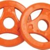 Tunturi Aerobic Halterschijven - Halter Gewichten - 2x 0.5 Kg - 30mm - Oranje - Incl. Gratis Fitness App