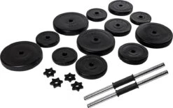 VirtuFit Verstelbare Dumbbellset - Halterset - Gewichten - 2 Vinyl Dumbbells Van 14kg - 28 Kg -FitForce Outlet Winkel 1200x752 1